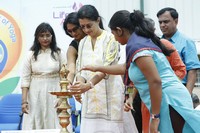 Gouthami Youth Yoga in GITAM college in Hyderabad